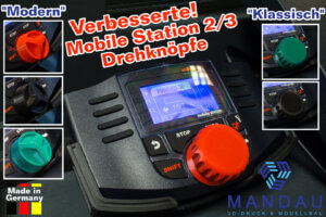Drehknopf für Märklin Mobile Station 2/3 - MS2/MS3 Bedienhilfe