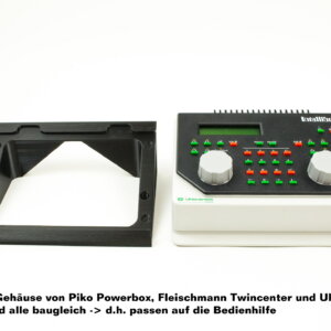 Bedienhilfe für Fleischmann Twincenter / Piko Powerbox Halterung