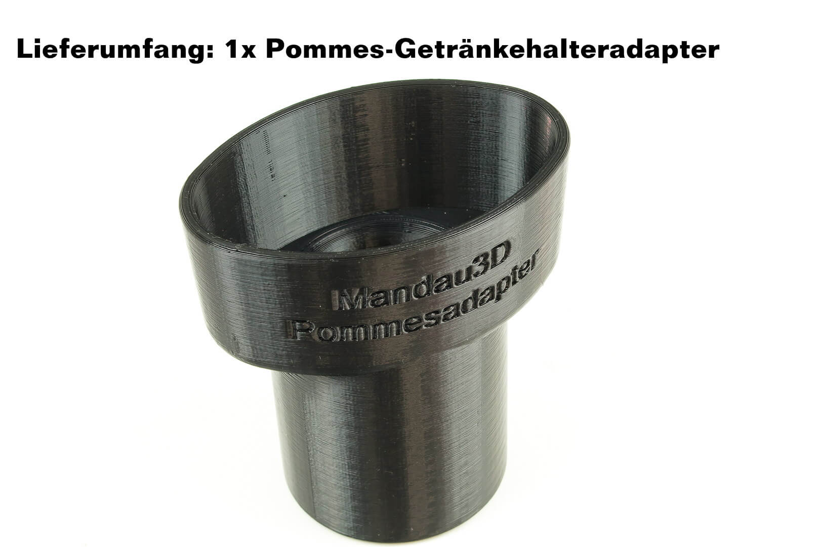 Mc Donalds Pommeshalter für Getränkehalter / Cupholder - Pommesadapter Fries  Mandau3D