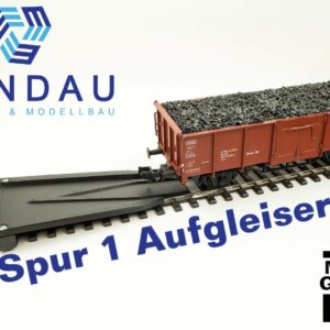 Aufgleiser für Märklin Spur 1 Schienen & Halterung - Aufgleishilfe Lok & Wagen