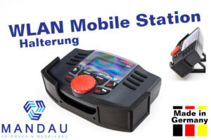Halterung für WLAN Märklin Mobile Station 2+3 Schwarz