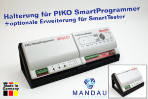 Tischhalterung für Piko SmartProgrammer & optional für SmartTester - Auflage 56415 45416