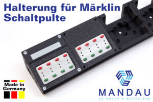 Halterung für Märklin Weichenstellpult - Schaltpult
