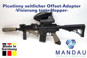 Picatinny Rail Offset 33mm - seitlicher Versatz
