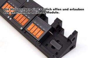 Halterung für Roco Weichenschalter - Stellpult