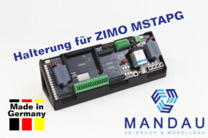 Tischhalterung für Zimo MSTAPG Decodertester / Wandhalterung Testplatine