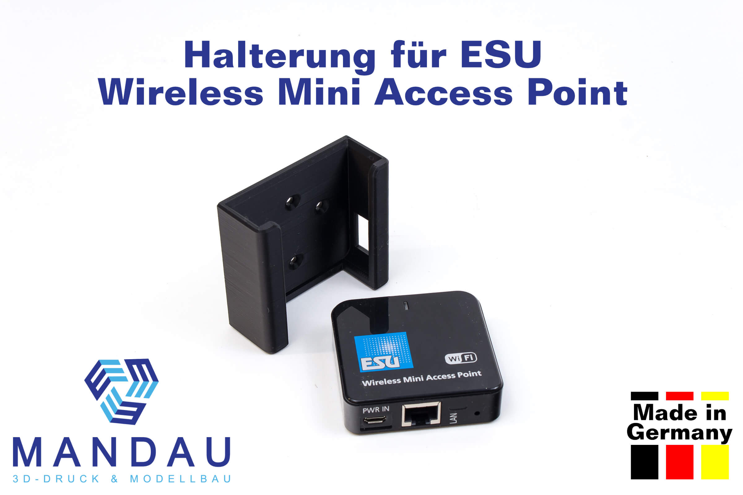 Halterung für ESU Wireless Mini Access Point XHK MT7628 - Wandmontage